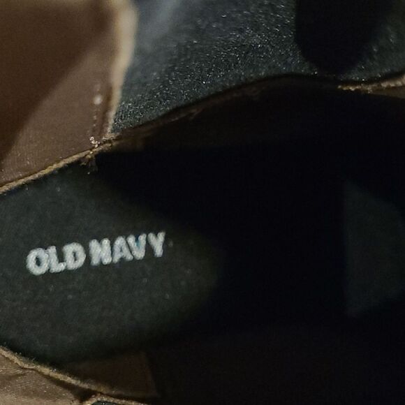 Old Navy sz 8 chunky boots suade upper with elastic gussett NWOT - Picture 7 of 8